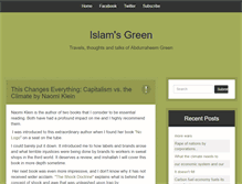 Tablet Screenshot of islamsgreen.org